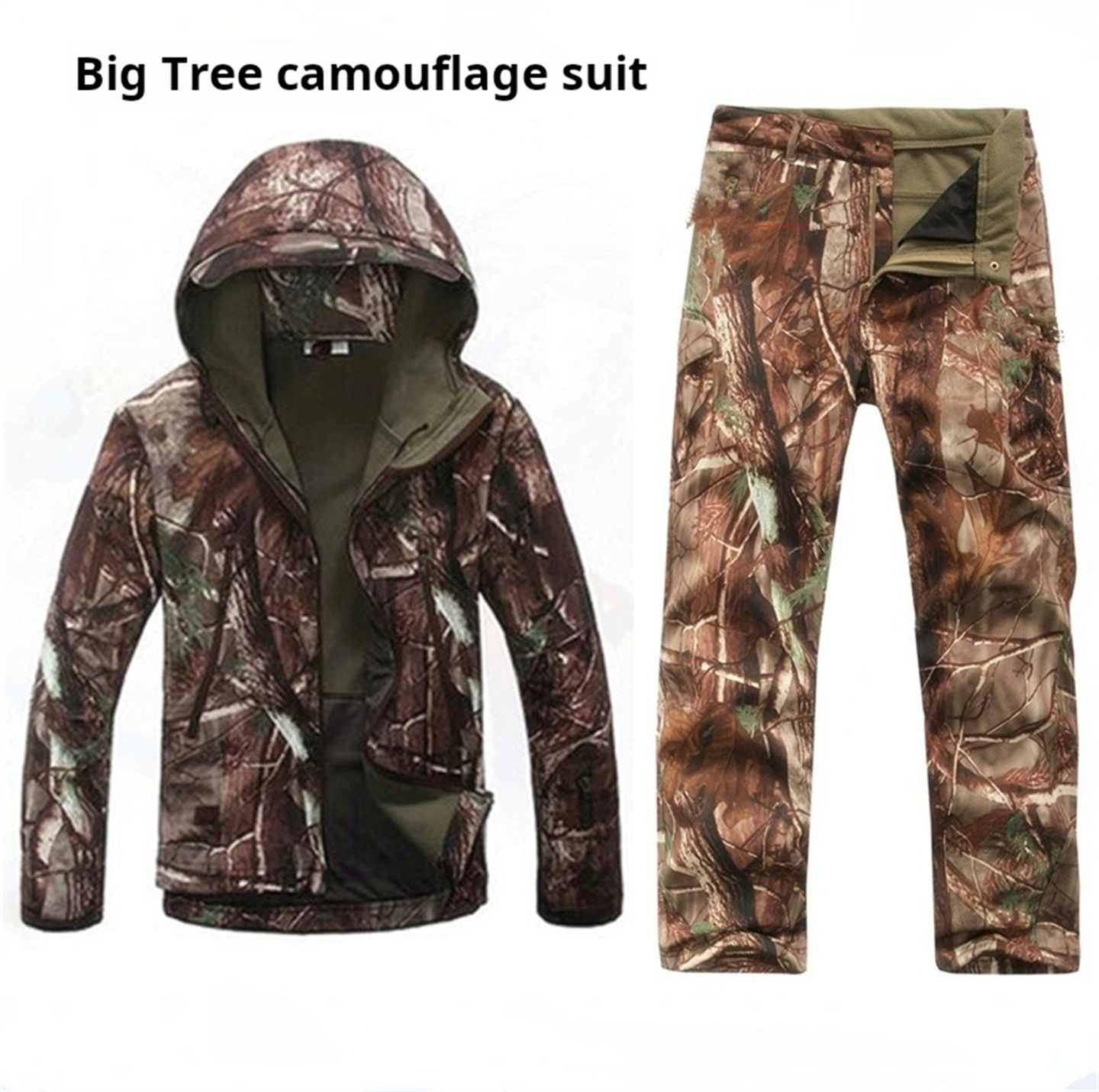 Camouflage Hunting Jacket - Men Women's Camouflage Hunting Uniform TAD