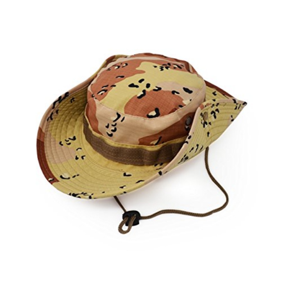Hunting And Camping In Jungle - Outdoor Wide Brim Sun Protect Hat,