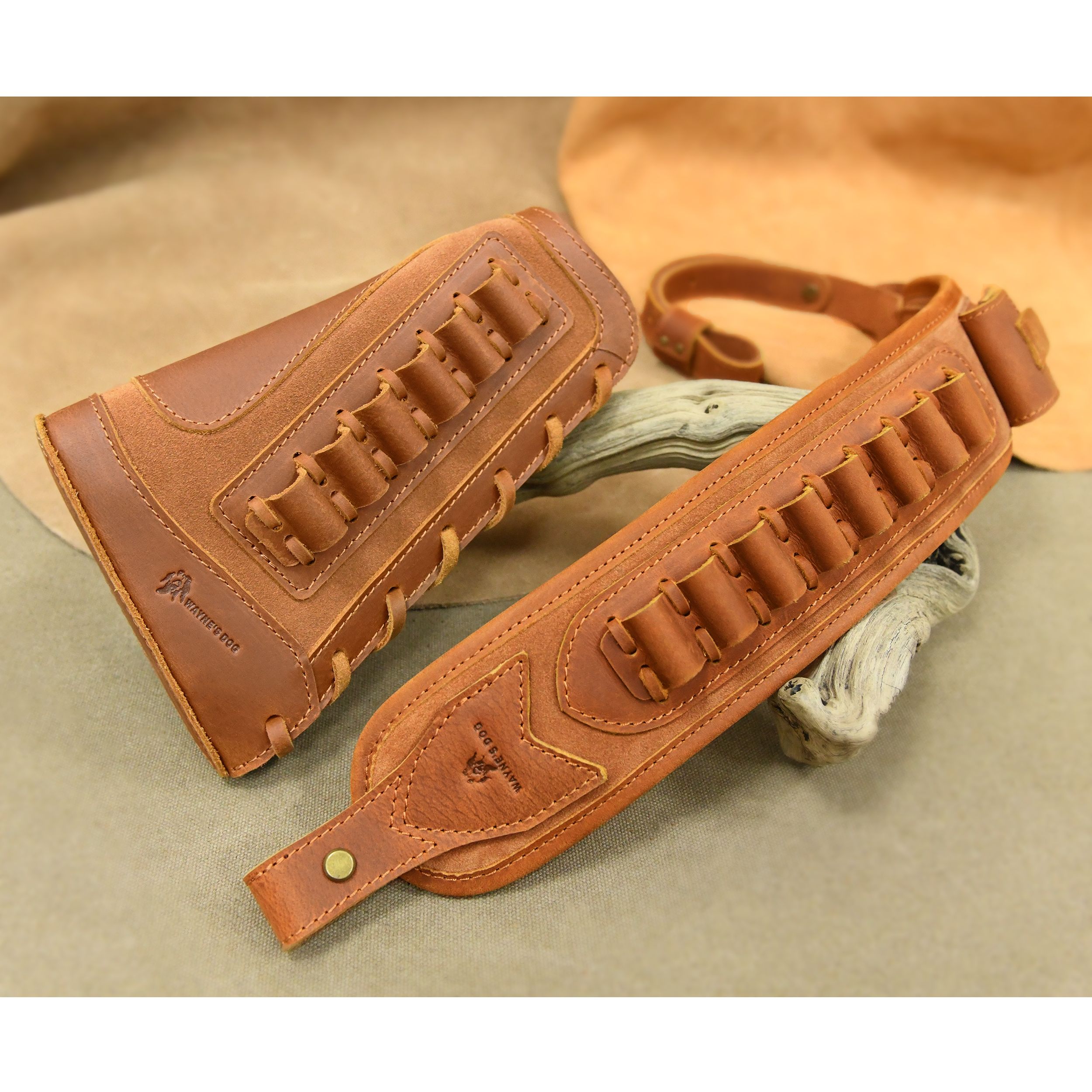 Vinatge Leather Rifle Buttstoc - Rifle Sling Swivel ulasan dan harga