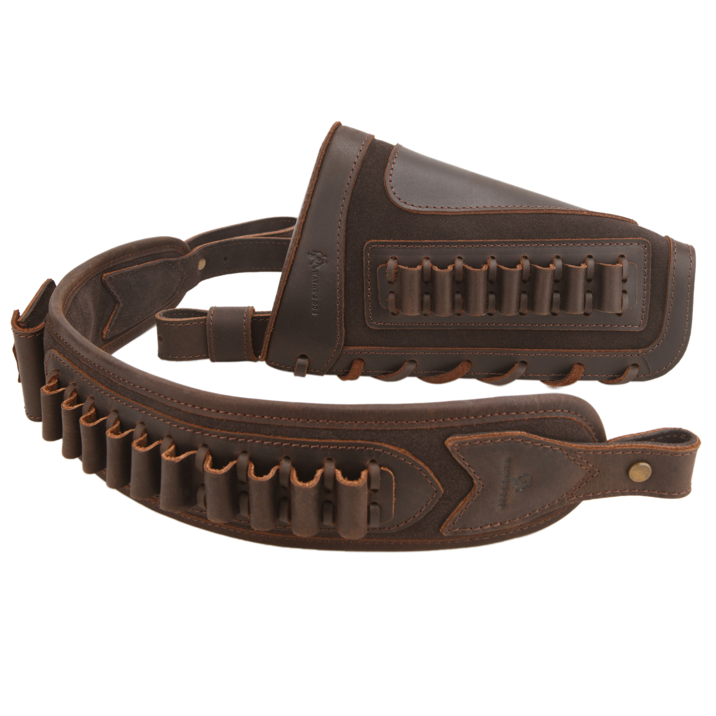 Vinatge Leather Rifle Buttstoc - Rifle Sling Swivel ulasan dan harga