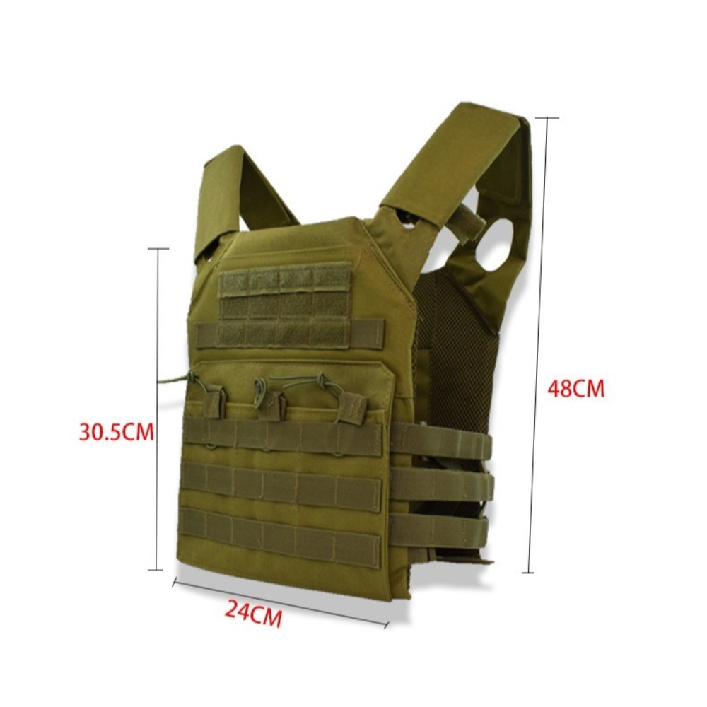 Nylon Tactical Vest MOLLE Carr - Camouflage Hunting Jacket ulasan dan harga