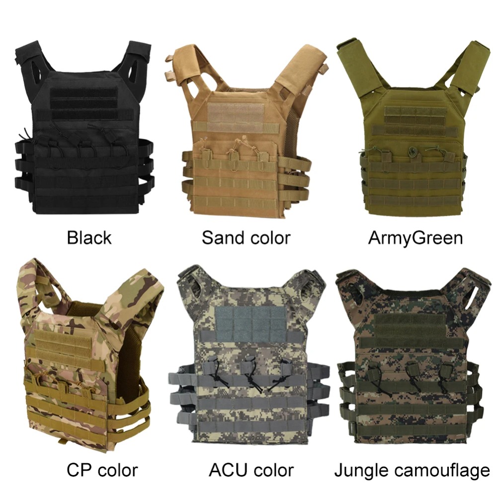 Nylon Tactical Vest MOLLE Carr - Camouflage Hunting Jacket ulasan dan harga