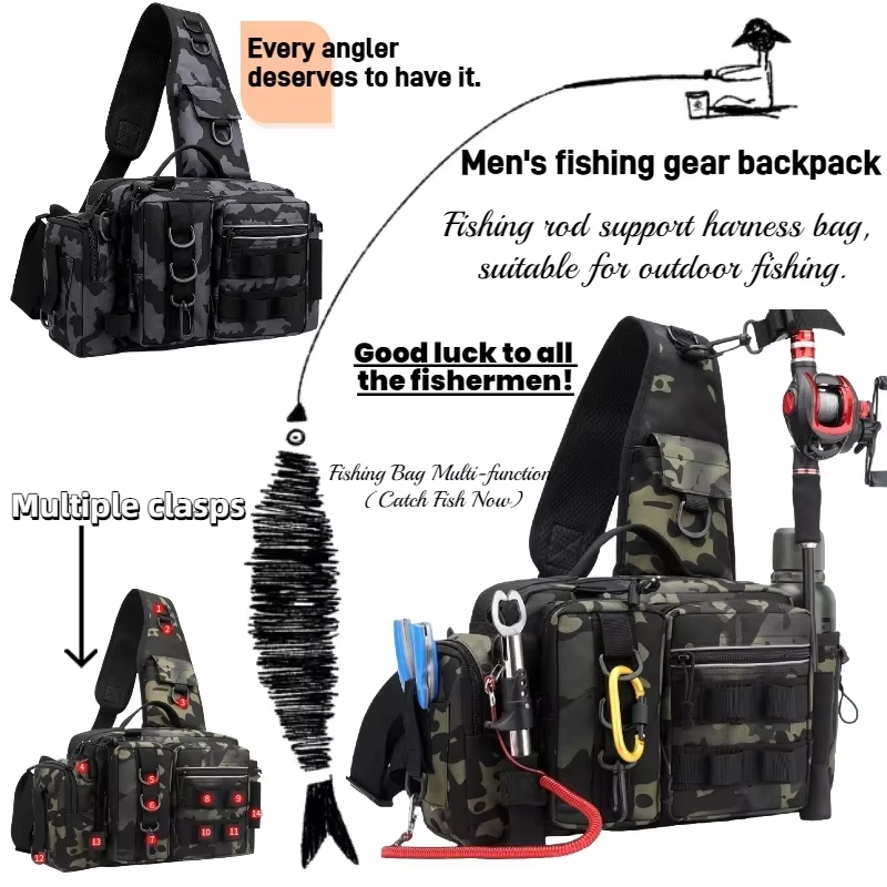 Outdoor fishing bag, with a bu - Outdoor Hunting Place ulasan dan harga