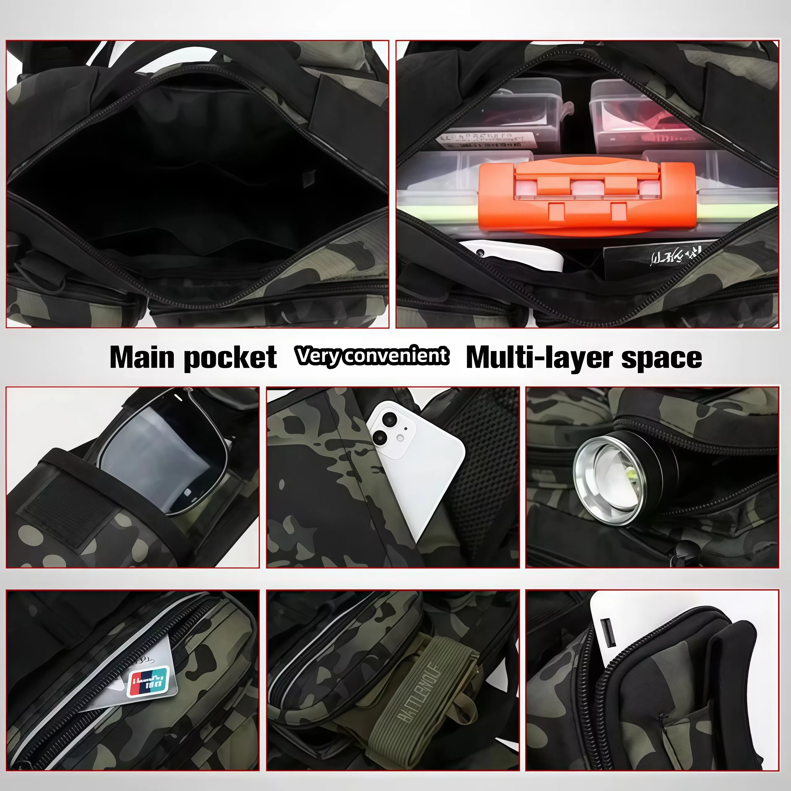 Outdoor fishing bag, with a bu - Outdoor Hunting Place ulasan dan harga