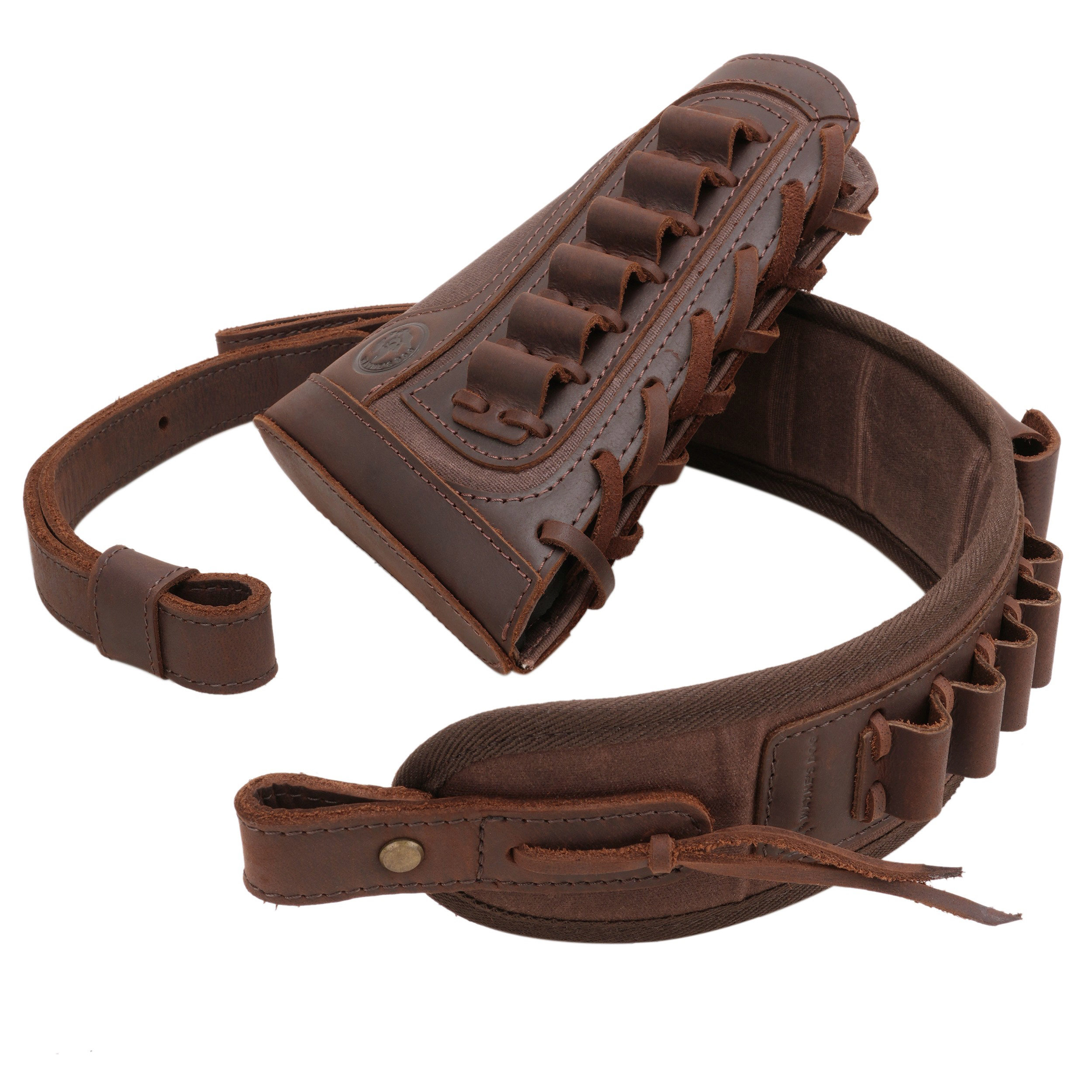 Tactical Leather Buttstock Amm - Rifle Sling Swivel ulasan dan harga