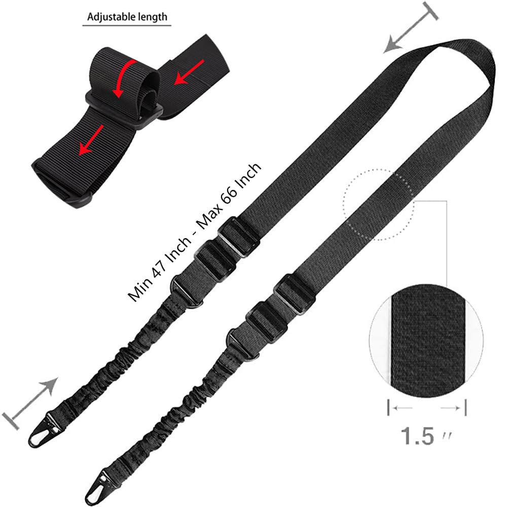 Tactical Two Point Sling with  - Rifle Sling Swivel ulasan dan harga