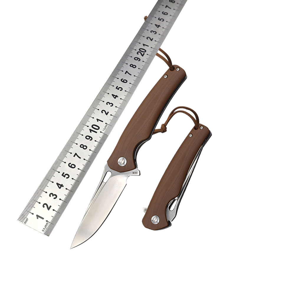 M390 Steel G10 Handle Ball Bea - Hunting And Camping In Jungle ulasan dan harga