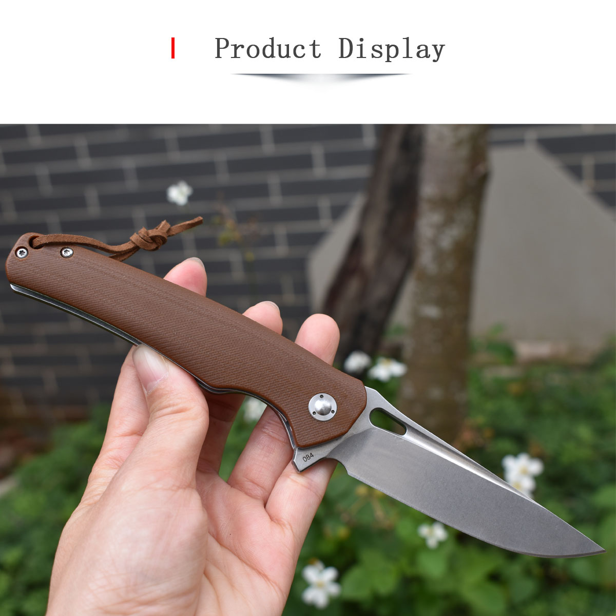 M390 Steel G10 Handle Ball Bea - Hunting And Camping In Jungle ulasan dan harga