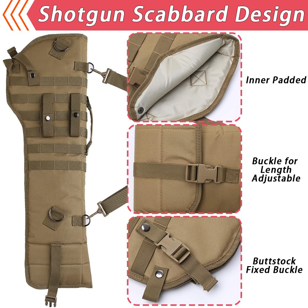 Tactical Rifle Scabbard Padded - Rifle Sling Swivel ulasan dan harga