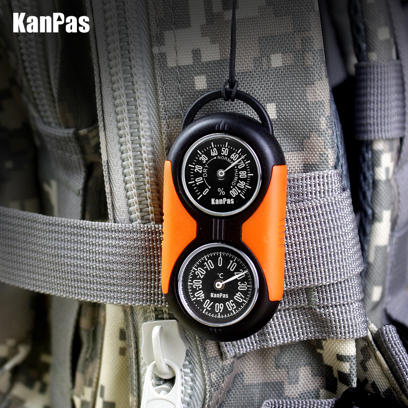 KANPAS Thermometer Compass Kit - Hunting Outdoor Thermometer ulasan dan harga