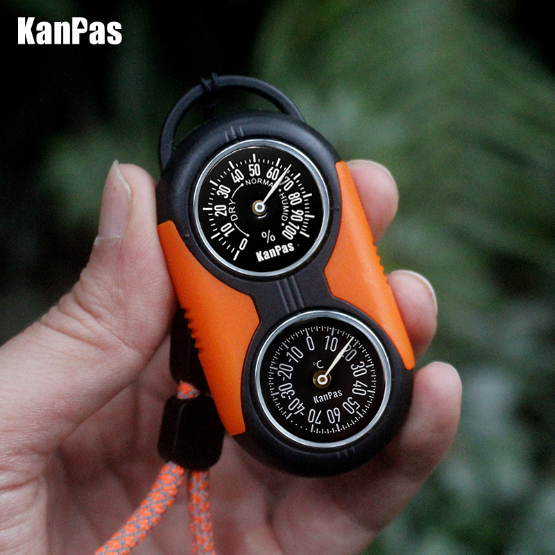 KANPAS Thermometer Compass Kit - Hunting Outdoor Thermometer ulasan dan harga