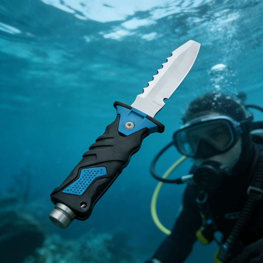 3 Type Fire Brigade Rescue Div - Knife Hunting Fixed Blade ulasan dan harga