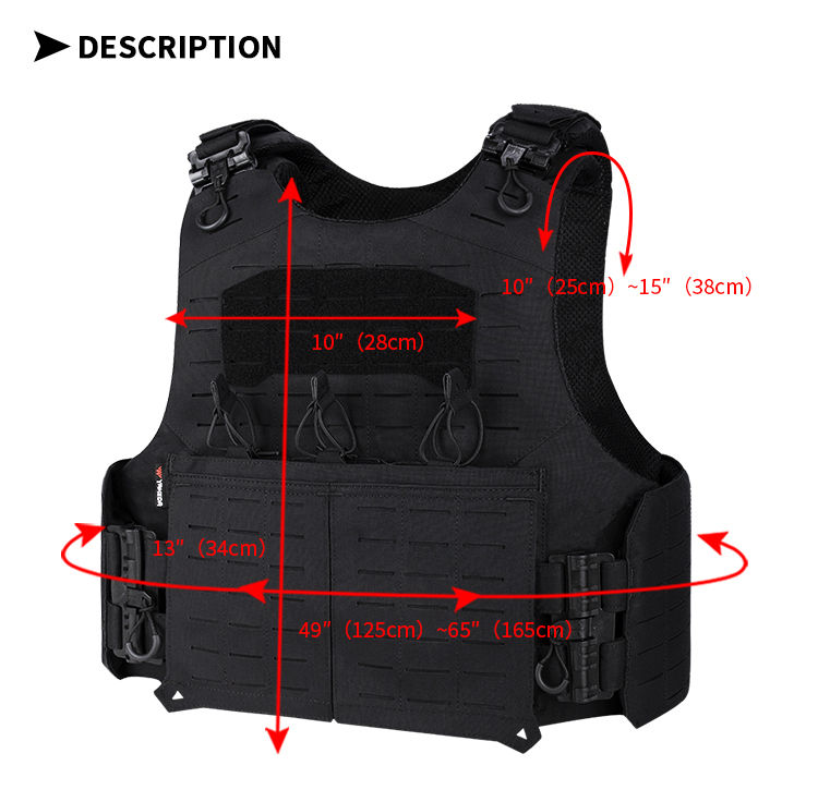 YAKEDA Plate Carrier Vest Quic - Camouflage Hunting Jacket ulasan dan harga