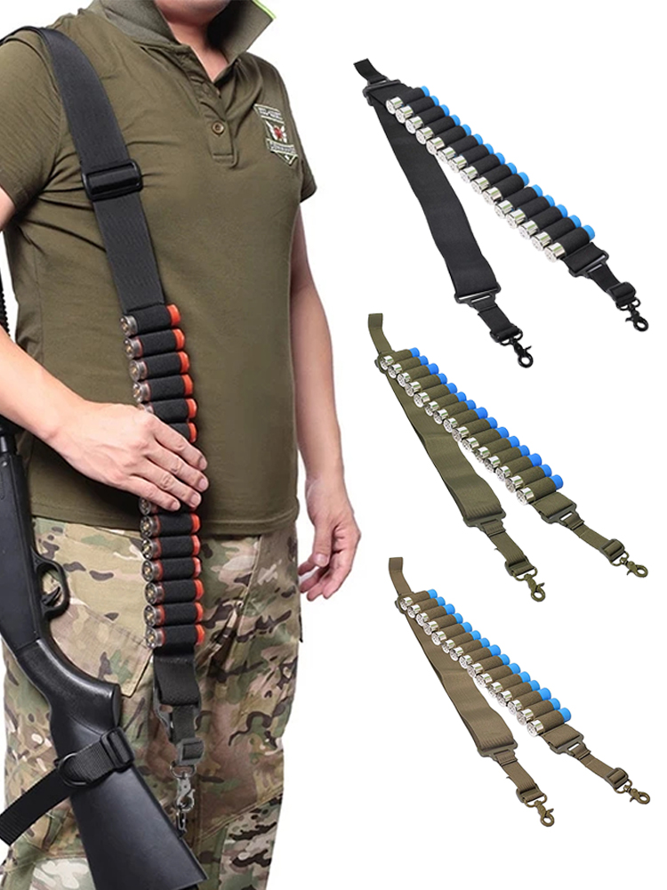 Tactical 15 Rounds Ammo Shell  - Rifle Sling Swivel ulasan dan harga