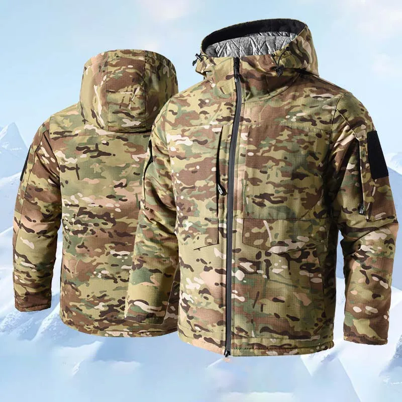 Winter Men Tactical Jackets –3 - Camouflage Hunting Jacket ulasan dan harga