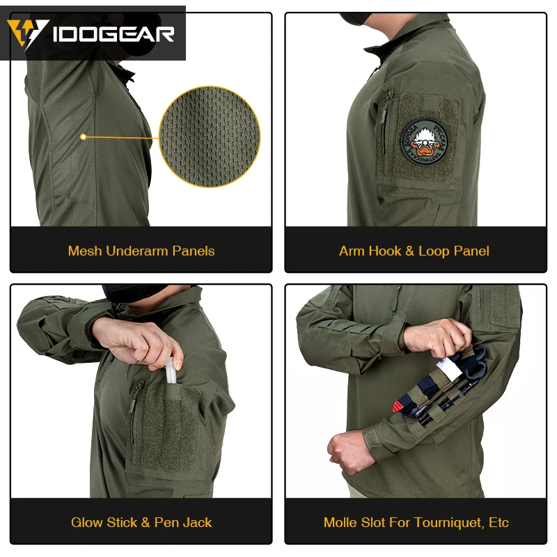 IDOGEAR Tactical UFS Uniform H - Outdoor Hunting Trousers ulasan dan harga