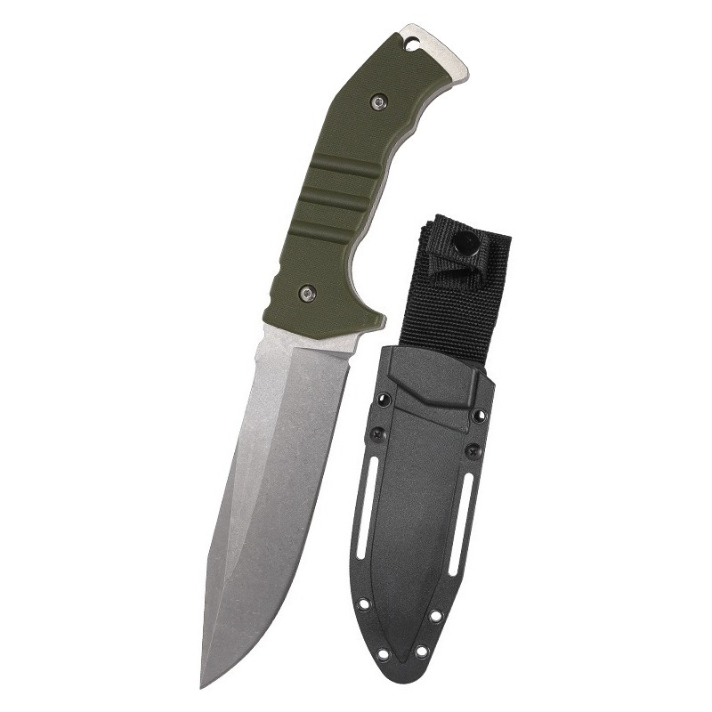 Straight Knife Nylon Fiber Out - Knife Hunting Fixed Blade ulasan dan harga