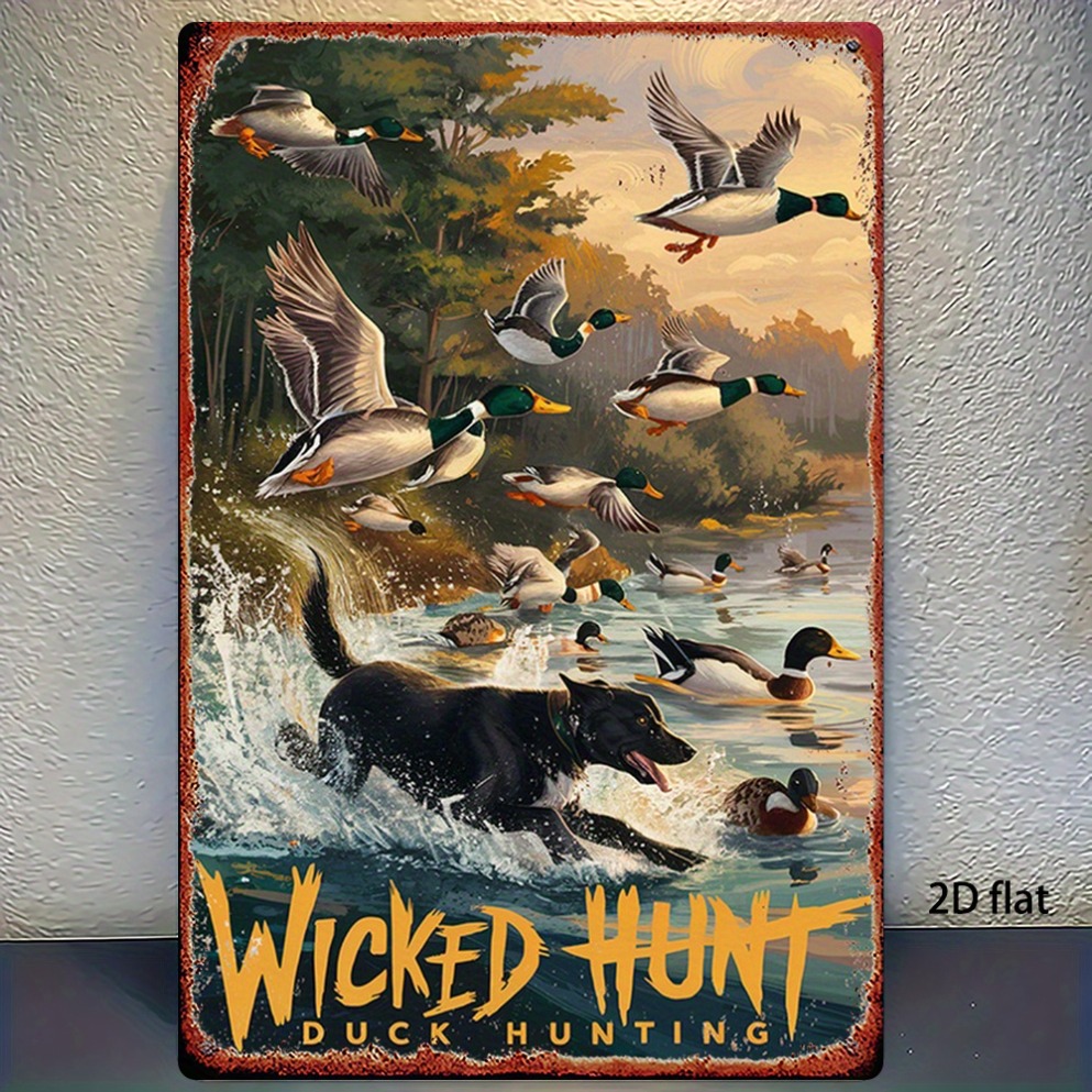 2D Flat Vintage Hunting Duck M - Wildman Hunting & Outdoor Reviews ulasan dan harga