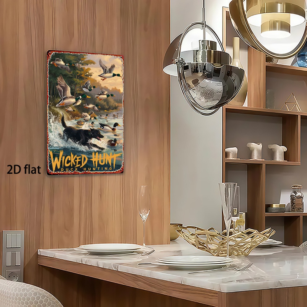 2D Flat Vintage Hunting Duck M - Wildman Hunting & Outdoor Reviews ulasan dan harga