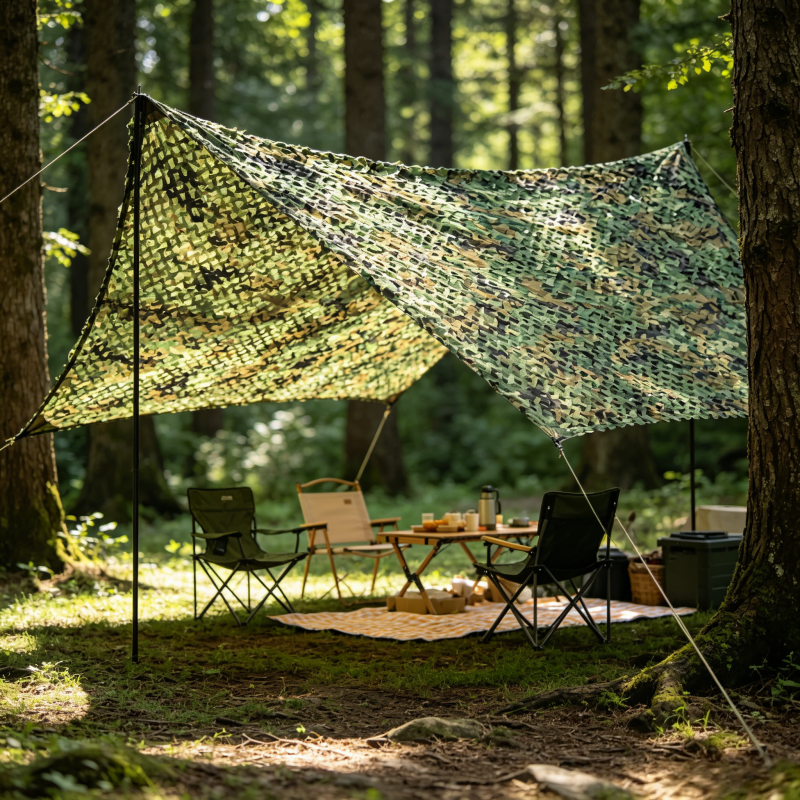 Jungle Camouflage Netting Roll - Hunting And Camping In Jungle ulasan dan harga