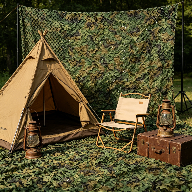 Jungle Camouflage Netting Roll - Hunting And Camping In Jungle ulasan dan harga