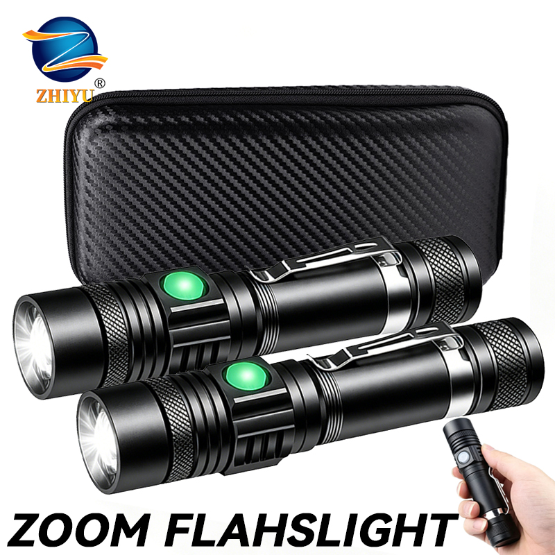 T6 LED Rechargeable Flashlight - Outdoor Hunting Bike ulasan dan harga