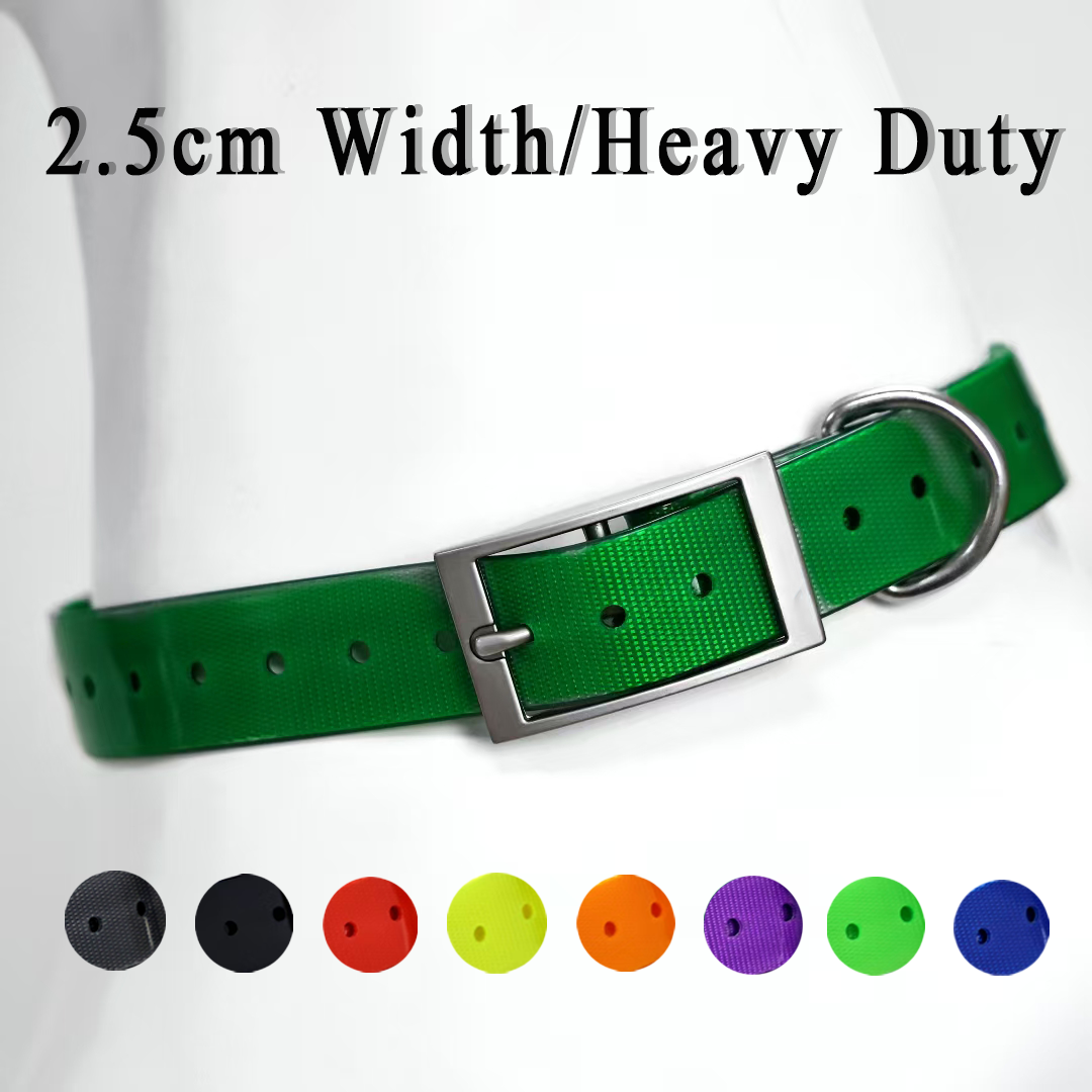 2.5cm Wide Heavy Duty TPU Dog  - Outdoor Hunting Dog Collar ulasan dan harga