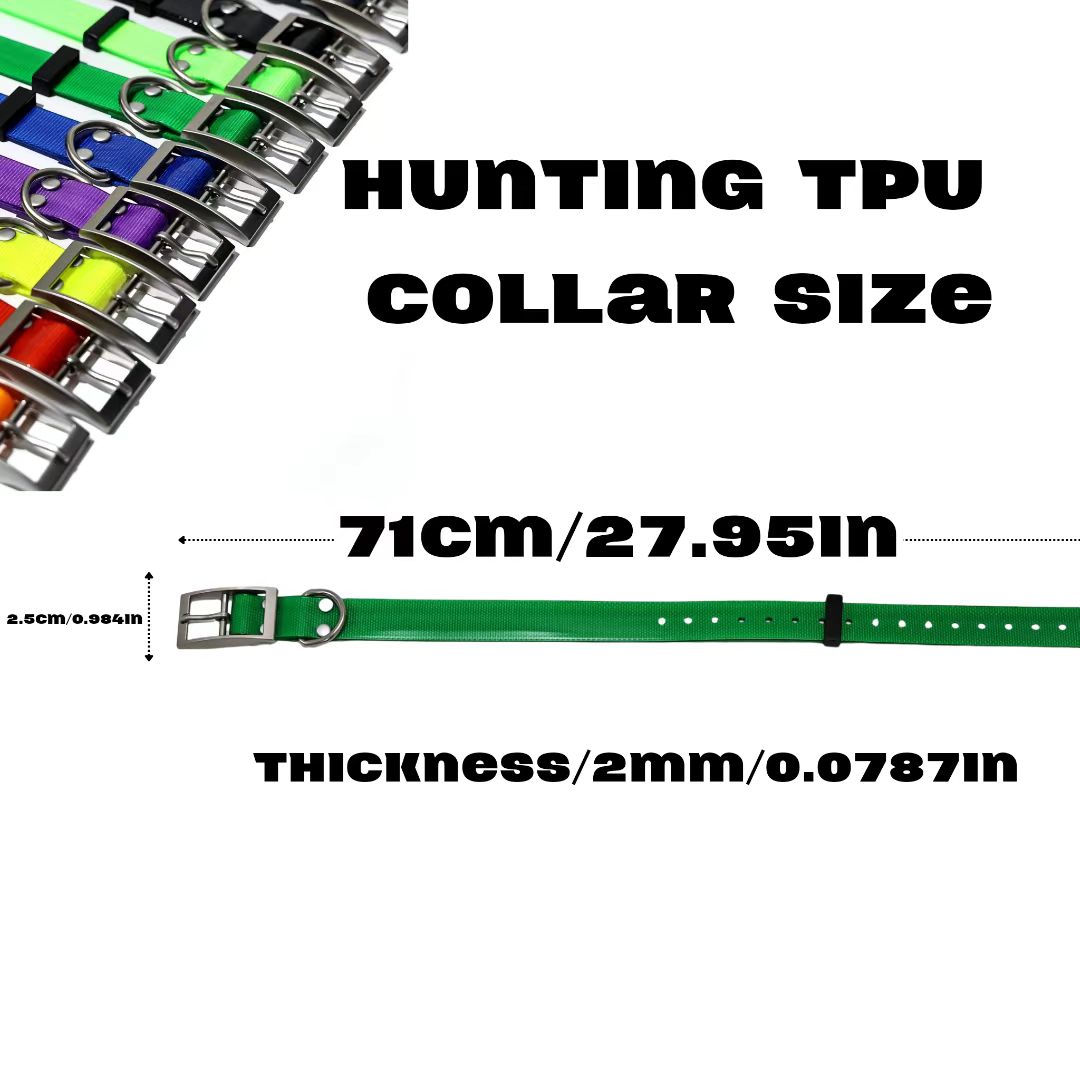 2.5cm Wide Heavy Duty TPU Dog  - Outdoor Hunting Dog Collar ulasan dan harga