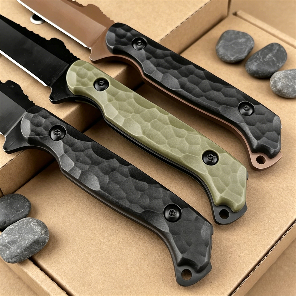 7Cr13MoV Steel Fixed Blade Hun - Hunting And Camping In Jungle ulasan dan harga