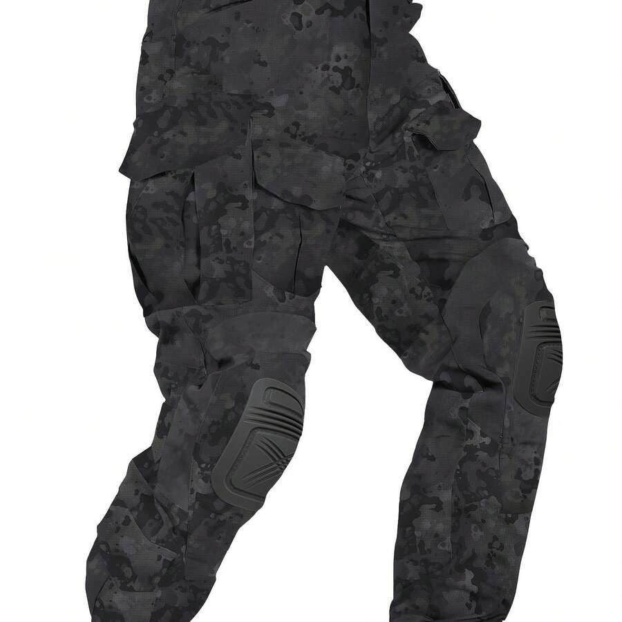 Mens Tactical Cargo Pants With - Outdoor Hunting Trousers ulasan dan harga