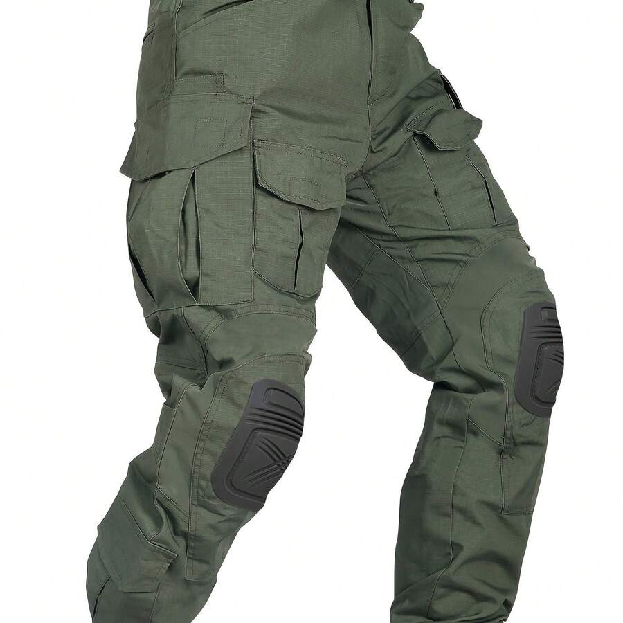 Mens Tactical Cargo Pants With - Outdoor Hunting Trousers ulasan dan harga