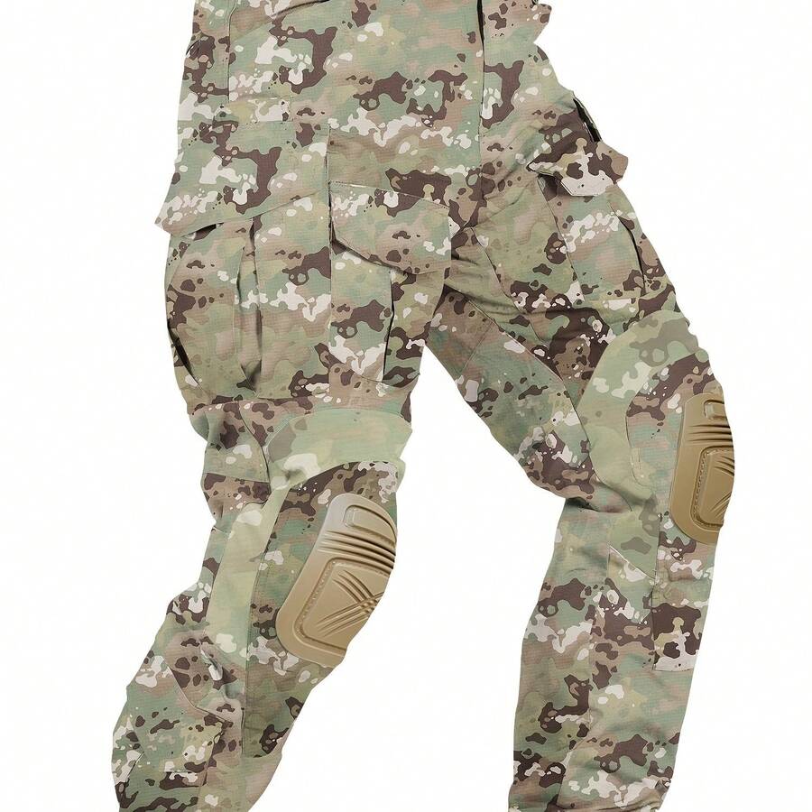 Mens Tactical Cargo Pants With - Outdoor Hunting Trousers ulasan dan harga