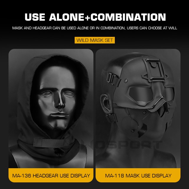 Wild Mask Set Tactical Equipme - Wildman Hunting & Outdoor Reviews ulasan dan harga